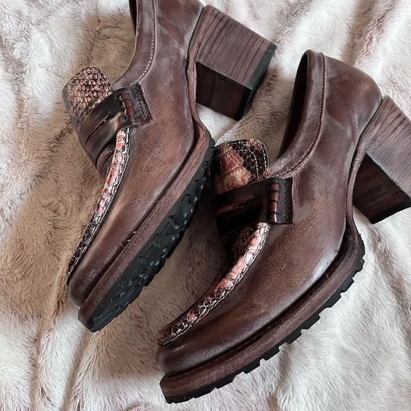 Freebird Bristol Chunky Heeled Loafer - Picture 6 of 16